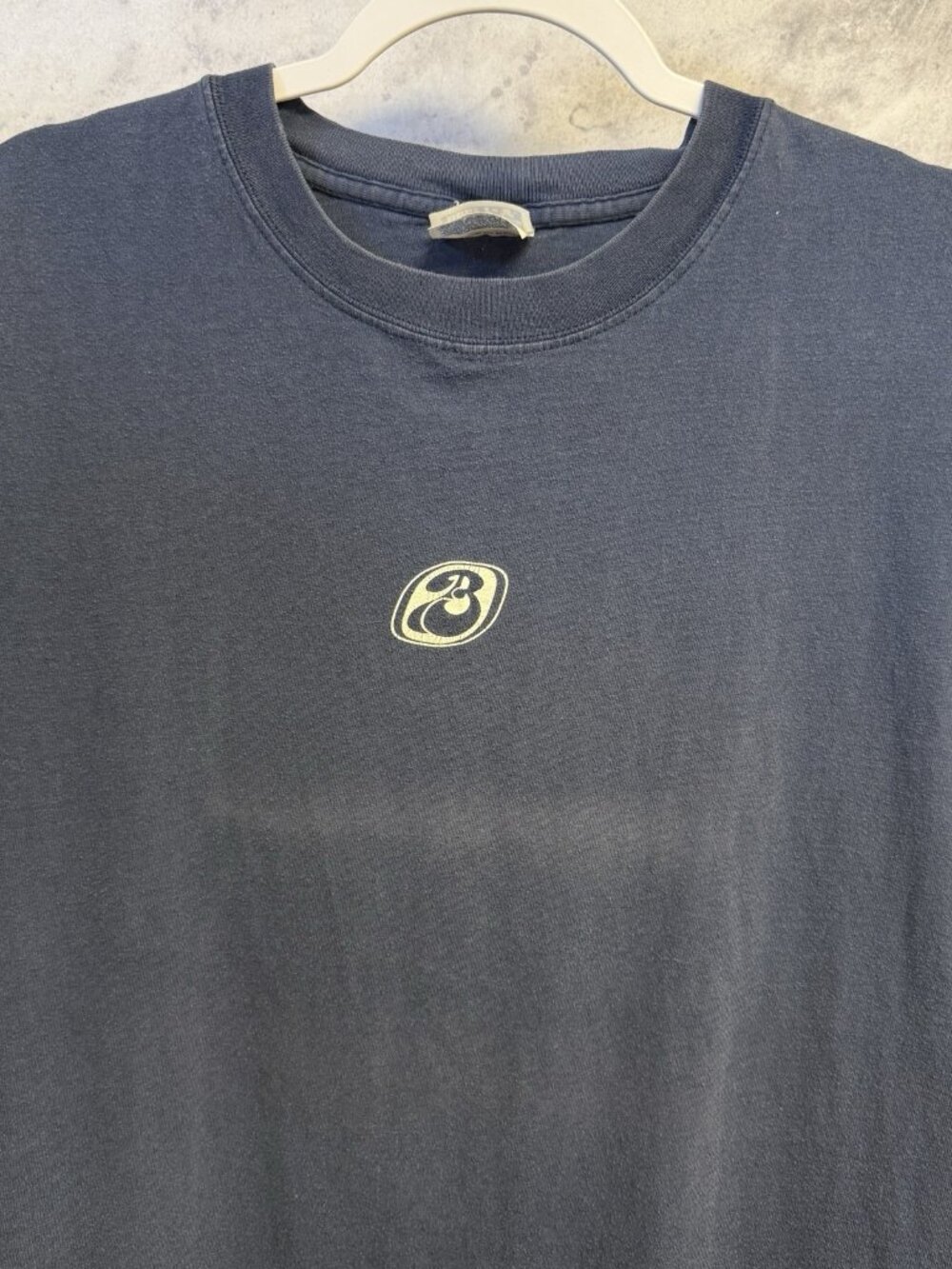 Vintage Burley T Shirt Mens 2XL Blue Y2K Skate Motorsports Streetwear
